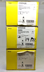Lot of 41 Nvent Caddy CCC0125 Cushion Insulated Strut Clamp for Pipe/Tube - Picture 1 of 8