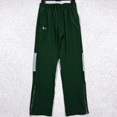 Брюки мужские Under Armour средний отряд сплетенные разминка свободного покроя зеленые прямые мешковатые - Изображение 1 из 4