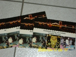 VINTAGE Riverside Hotel und Casino Laughlin, Nevada Lot von 5 unbespielt - Bild 1 von 3