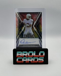 Quinn Ewers Auto Parrot #3/7 2023 Leaf Exotic #BA-QE1 Longhorns