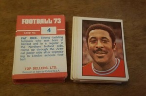 Panini Top Sellers Football 73 Cards - Choose from drop down list - 1973