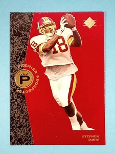 1996 Upper Deck SP Premier Prospects RC Stephen Davis Washington #20 🏈 - Picture 1 of 2