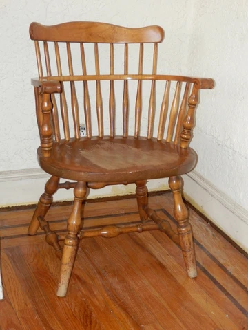 S Bent Brothers Wood  Windsor Colonial Chair Fan Spindle Arm (Local Pickup) Cover