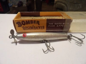 Vintage Bomber spin Sticks Top Water Wood Fishing Lure in box - Picture 1 of 3