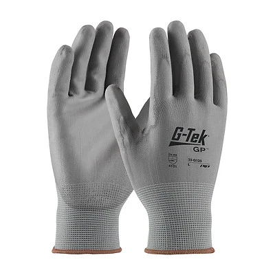 PIP G-Tek NPG Nylon Work Gloves Polyurethane Coated Grip M 33-G125/M(6 Pair)