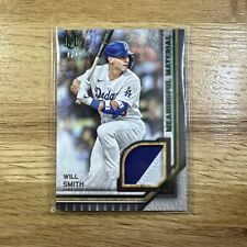 2023 Topps Museum Collection Will Smith 1/1 Meaningful Material Dodgers