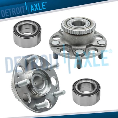 Cojinete de rueda delantero y buje de rueda trasero 4 piezas para Acura TL Honda Accord con ABS Gas Foto 1 de 4