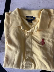 New Womens  Ralph Lauren Rugby Yellow  Shirt Skinny Fit S - Picture 1 of 5