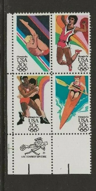 US Scott #2085a Zip Block Fine/Very Fine MNH Cat. Value $2.50           #322 - Image 1 of 1