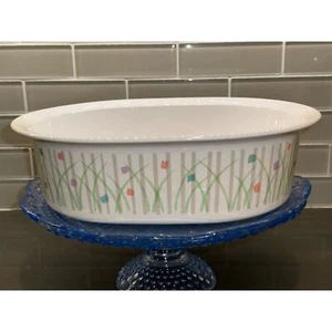 Vintage Corning Classic Elegance 2,5 Quart "Jardin" (1986-88) C-225-B ovale Kasserolle - Bild 1 von 6