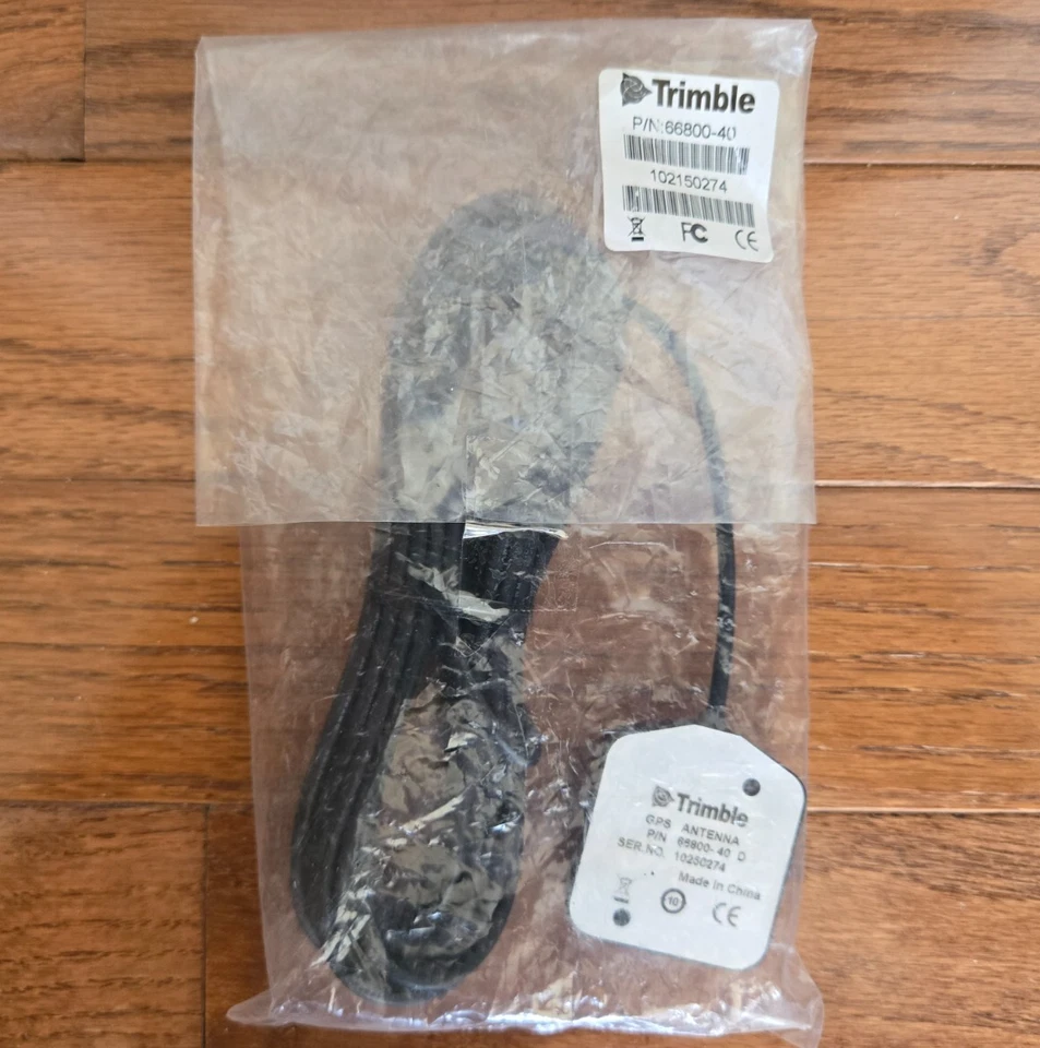 Trimble 66800-40 Active Micropatch GPS Antenna 5m SMA Male, Magnetic Mount ~NEW~ - Image 1 of 2