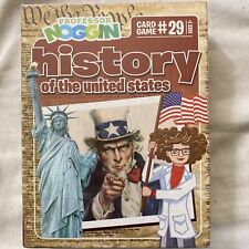 Professor Noggin History of the United States Card Game 29 Summer Road Trip Game