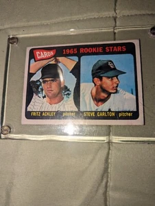 Carta Steve Carlton 1965 Rookie #477 - Foto 1 di 2