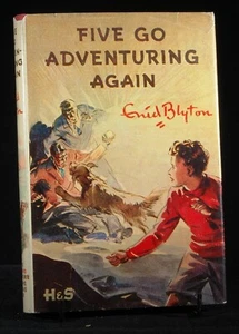 Five Go Adventuring Again by Enid Blyton 1956 Hardback with Dust Jacket - Picture 1 of 4