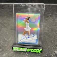 Daniela Hantuchova 2021 Topps Chrome Tennis Refractor On-Card Auto /50