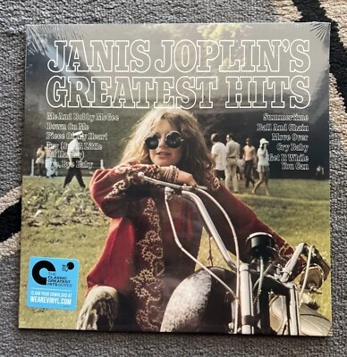 Janis Joplin Janis Joplin's Greatest Hits LP Album vinyl record 2018 compilation - Image 1 of 3