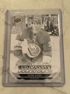 2024-25 UPPER DECK EXTENDED SERIES YOUNG GUNS CANVAS BLACK ISAIAH GEORGE - Bild 1 von 1