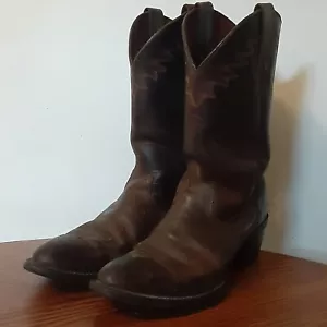 Ariat Sedona 10002194 Men's Brown Leather Pull On Western Cowboy Boots US 8D - Picture 1 of 10