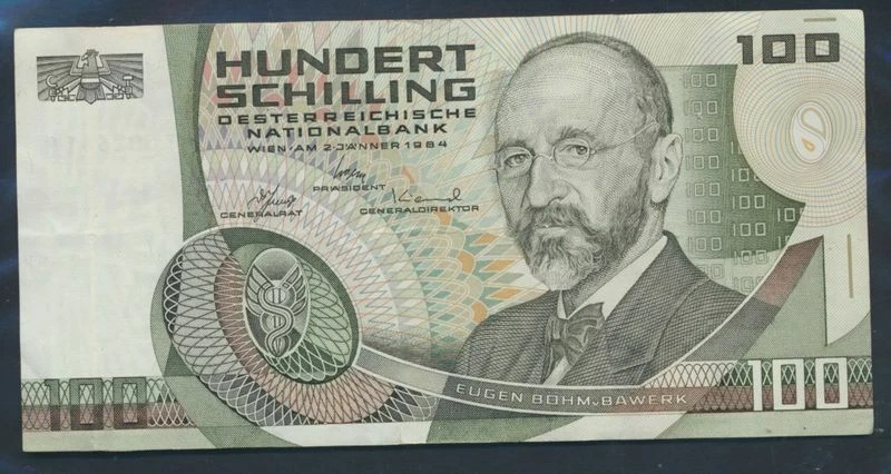 Austria Número de selección: 287 1 punto en la parte superior usado (III) 1984 100 chelines (9398380 Foto 1 de 1