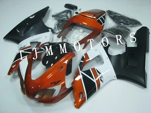 For YZF R1 1998-1999 Orange White Black ABS Injection Mold Bodywork Fairing Kit - Bild 1 von 5
