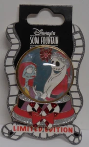 Disney Pin DSF Christmas 2012 Snowglobe with Sally & Jack Skellington Pin Le300 - Picture 1 of 3