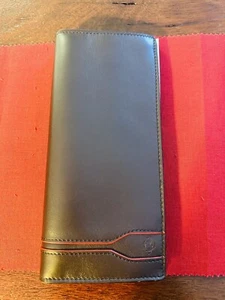 FERRARI Genuine LEATHER CREDITCARD WALLET BY TOD'S | BUSINESS CARD POUCH - Picture 1 of 7