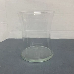 Clear Glass Flared Vase Centerpiece Large Decor - Picture 1 of 5