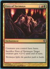 Fires of Yavimaya FOIL Conspiracy NM Red Green Uncommon CARD (237679) ABUGames