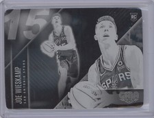 JOE WIESKAMP 2021-22 PANINI CHRONICLES GALA #533 ROOKIE PRINTING PLATE 1/1 BLACK