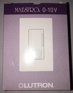 Brand new Lutron Maestro 0–10 V Dimmer Sensor Switch MS-Z101-WH - Picture 1 of 7
