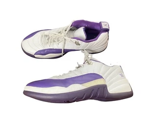 Scarpe DS RARE SAMPLE Jordan 12 Low Mike Bibby Kings PE taglia 12 esclusive giocatore - Foto 1 di 12
