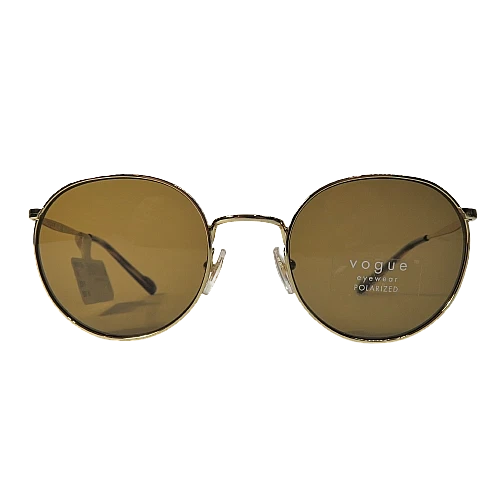 VOGUE 4182-S 280/83 Gold SUNGLASSES Gold w/Gold Lens 51 21 145 2P Polarized