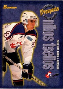 1997 Bowman CHL Nikos Tselios #138 Belleville Bulls