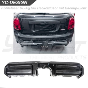 Kohlefaser DL-Ag Stil Heckdiffusor mit Backup-Licht für 2022-2023 Mini F56 JCW - Bild 1 von 13