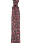 Alfani Men's Charcoal & Pink Checked Tie