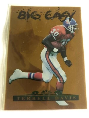 1996 Collector's Edge Big Easy Terrell Davis #6 Denver Broncos /2000 SP - Image 1 of 2