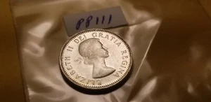 Canada 1953 High Grade Silver 10 Cent Coin Idks1. - Picture 1 of 2
