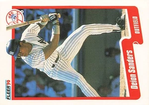 1990 Fleer #454 Deion Sanders - Picture 1 of 2