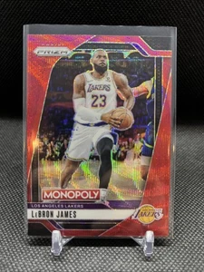 2024-25 Prizm Monopoly LeBron James Red Wave #43 Lakers - Picture 1 of 2