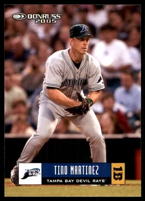 Tino Martinez 2005 Donruss #352 Devil Rays MLB LEER ENVÍO GRATUITO AutographDen Foto 1 de 2