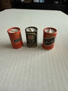 Coctelera de sal y pimienta miniatura Carling etiqueta negra y mini lata de cerveza de colección 3 piezas - Imagen 1 de 4
