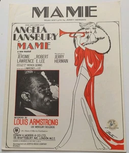 MAME. RECORDED By LOUIS ARMSTRONG.  1966. ORIGINAL VINTAGE SHEET MUSIC (F11) - Picture 1 of 6