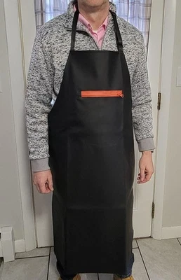 Heavy Duty Waterproof Rubber Vinyl Apron Men-Best for Staying Dry Dishwashing - Image 1 of 4
