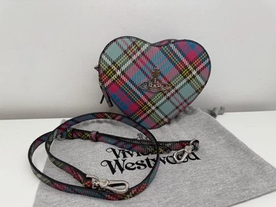 Authentic Vivienne Westwood Tartan Heart Bag - Image 1 of 4