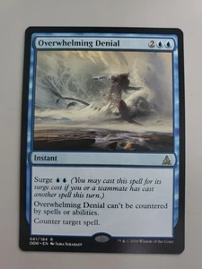 MTG Overwhelming Denial Oath of the Gatewatch Regular Rare - Picture 1 of 1