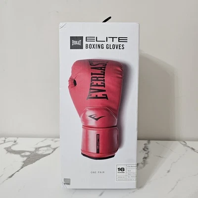 Everlast Elite Boxing Gloves 16 Ounces - Image 1 of 4