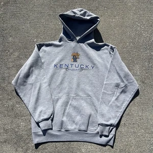 Vintage Red Oak Kentucky Wildcats grau Hoodie Sweatshirt NCAA Herren Medium - Bild 1 von 5