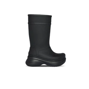 (W) Balenciaga x Crocs Rubber Boot Black - Picture 1 of 1