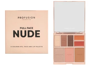 PROFUSION FULL FACE NUDE PALETTE 8 COLOURS EYE FACE & LIPS FREE DELIVERY - Picture 1 of 9