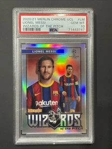 2020-21 Topps Merlin LIONEL MESSI Wizards of the Pitch PSA 10 GEM MINT 🇦🇷⚽️🔥 - Picture 1 of 3